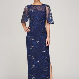 Daphne Flutter Column Gown Pefect for Mother of Bride/Groom